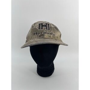Hornady Mossy Oak Camo Snapback Hat Made USA Outdoor Cap Hunting